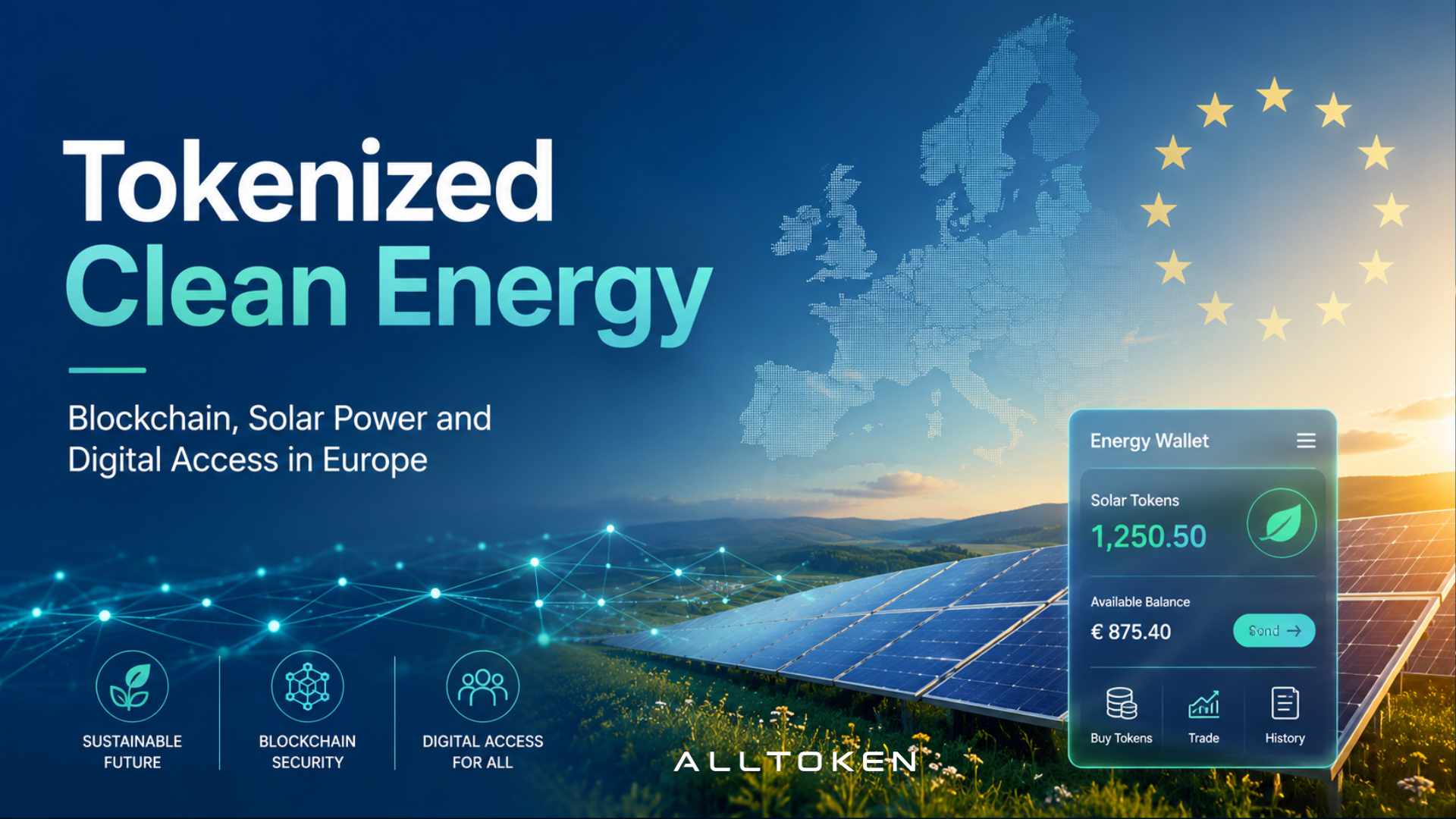 Energia pulita tokenizzata e blockchain aprono una nuova frontiera europea per cittadini e imprese